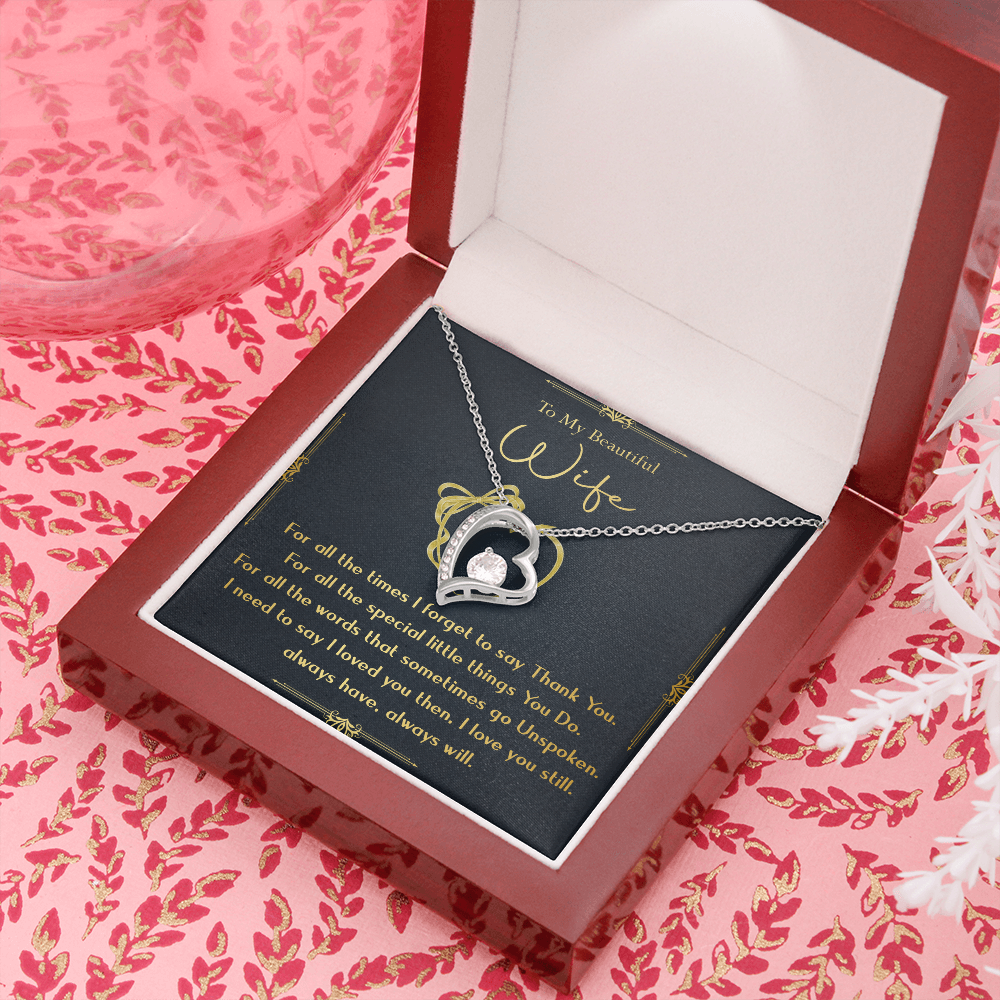 N356C To My Wife Necklace, Gift For Wife, Anniversary Gift For Wife, Necklace For Wife