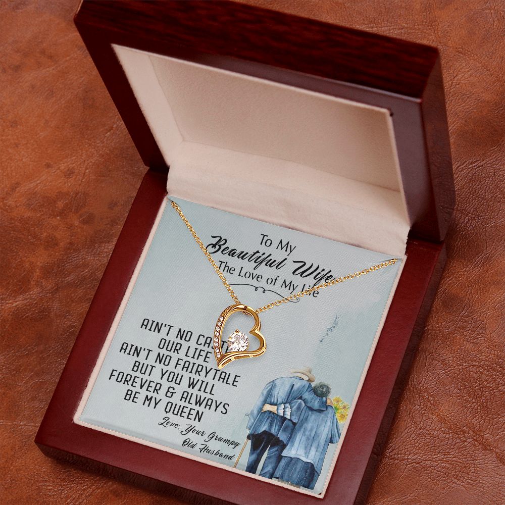 94C To My Beautiful Wife Necklace, Wife Necklace Gift from Husband, Gift Birthday