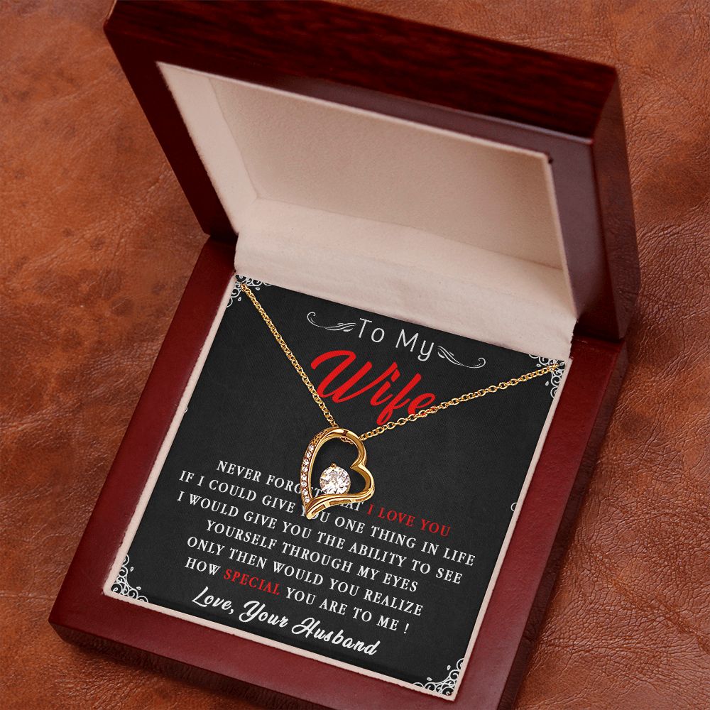 87C To My Wife Necklace, Necklace Gift For Wife, Anniversary Gift, Birthday Gift