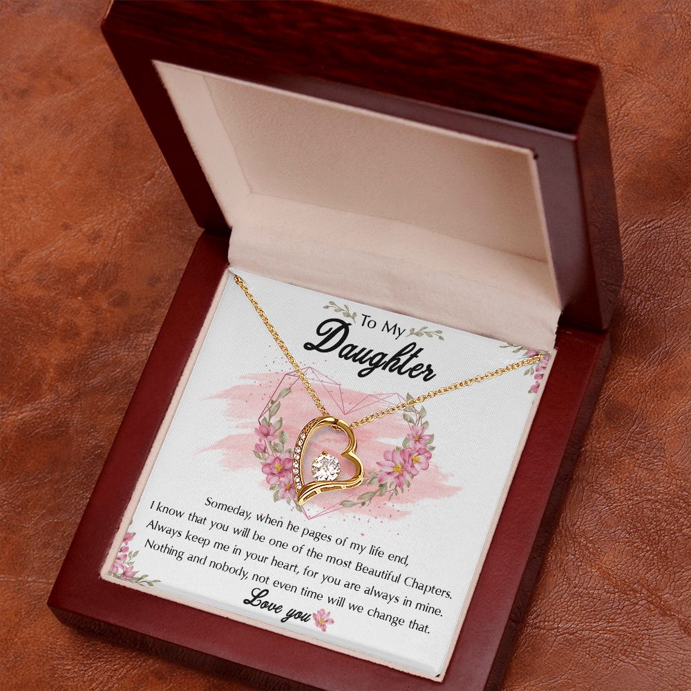 54C To My Daughter Necklace, Birthday Gift For Daughter, Graduation Jewelry