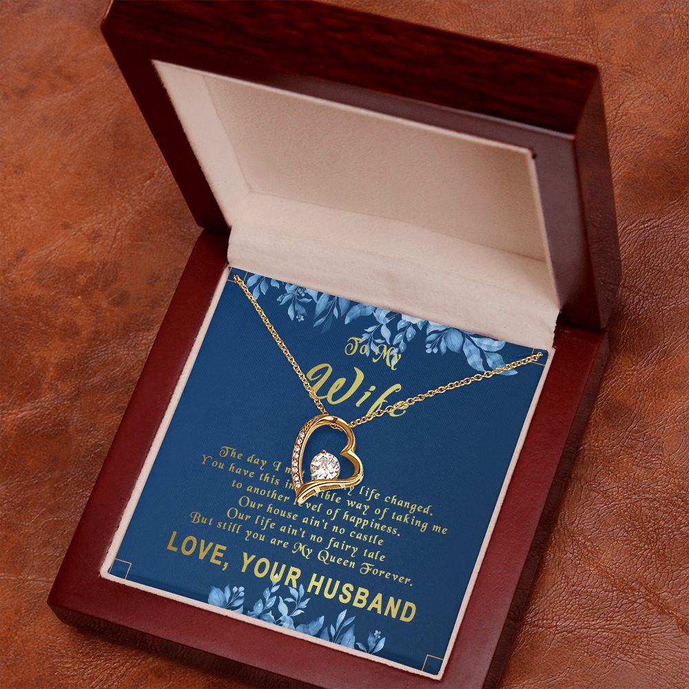 77C To My Wife Necklace, Gift For Wife, Anniversary Gift For Wife, Gift Birthday