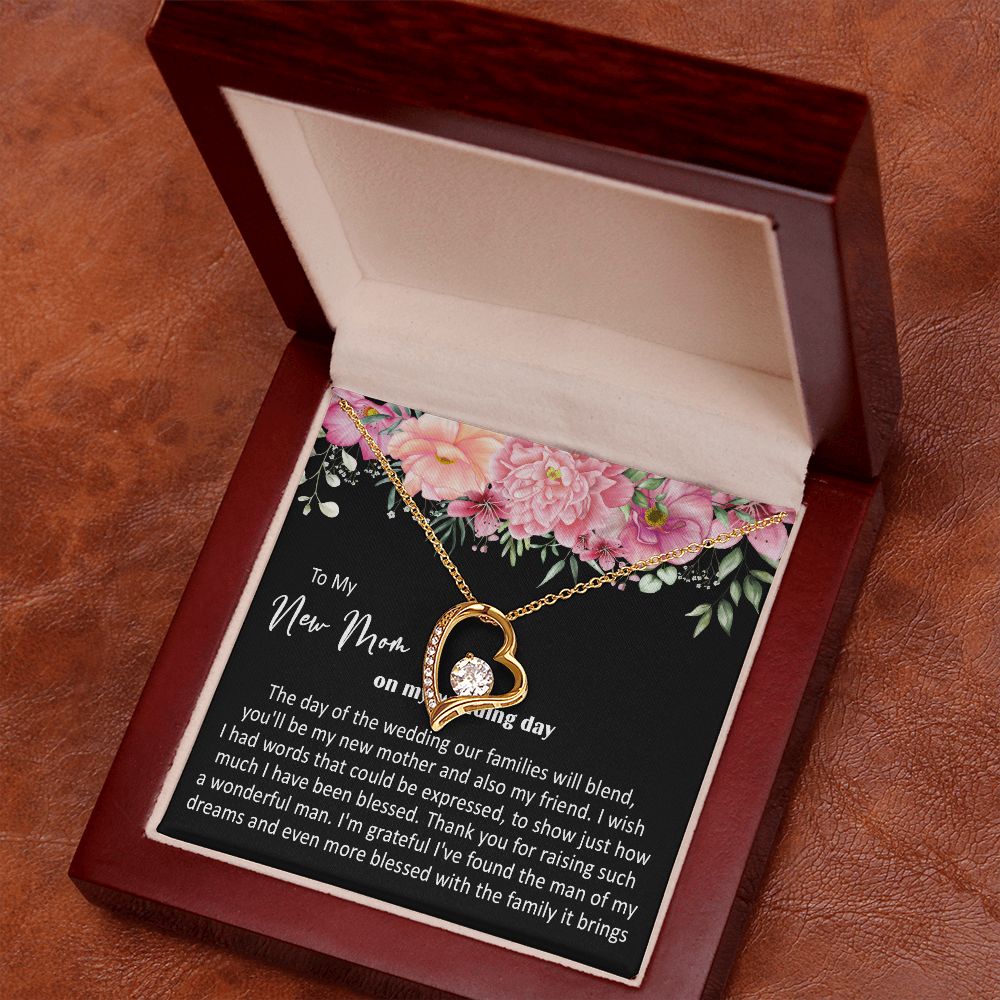 415C To My New Mom On My Wedding Day You'll Be My New Mother Also My Friend Necklace