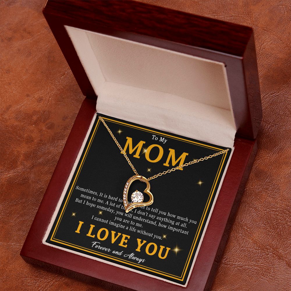 508C To My Mom Necklace, Mother Gift From Son Daughter, Birthday Gift for Mom, Mama