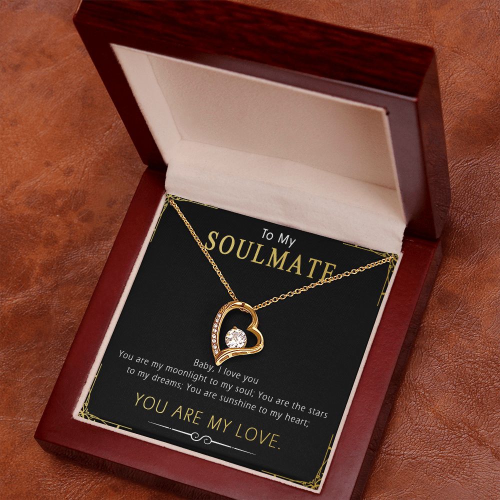 420C To My Soulmate Necklace, Gift For Wife Girlfriend From Husband, Birthday Gifts
