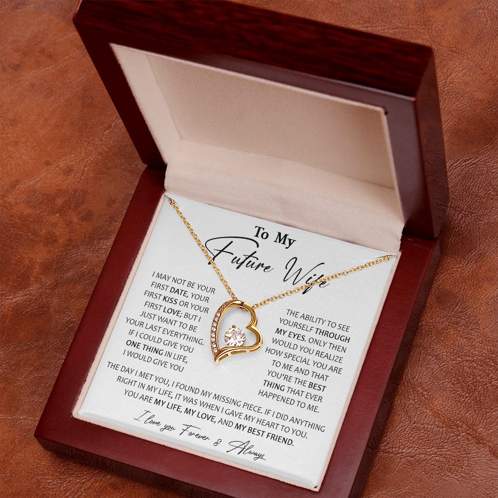 728C To My Future Wife Necklace, Birthday Gifts For Her/Girlfriend, Valentine Gifts