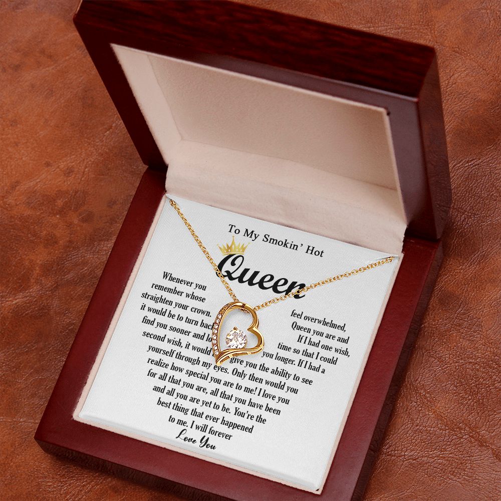 443C To My Smokin Hot Necklace, Gift For Wife Soulmate Valentines Day, Birthday Gift