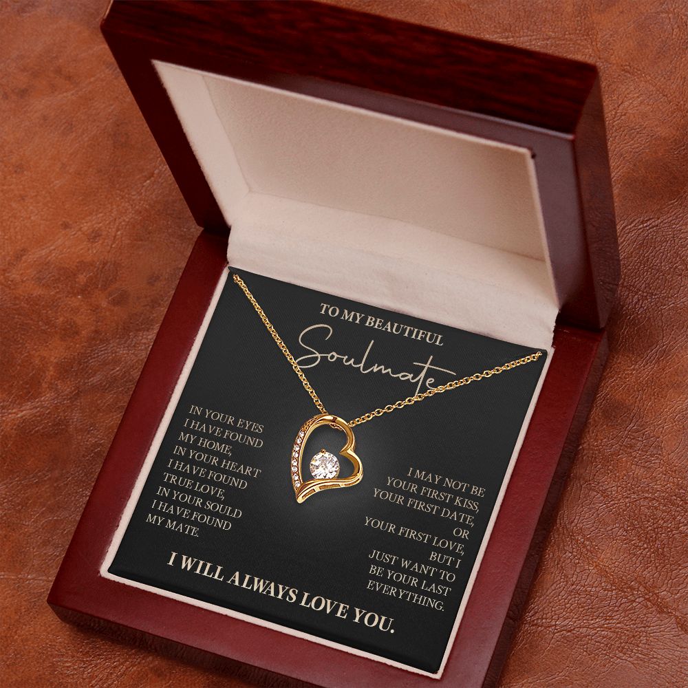 583C To My Soulmate Necklace, Love Gift For Wife Girlfriend, Romantic Love Necklace