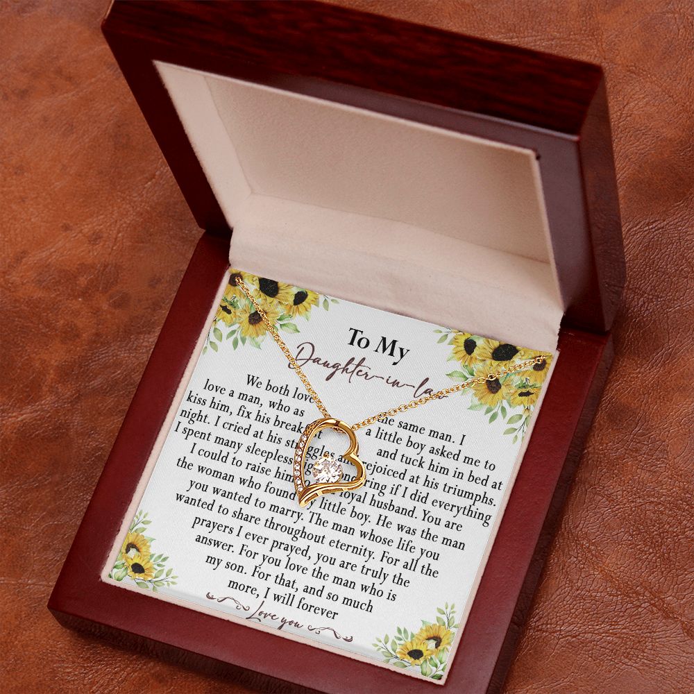 109C Daughter-in-law Necklace, Necklace For Women, To My Daughter-in-Law Necklace