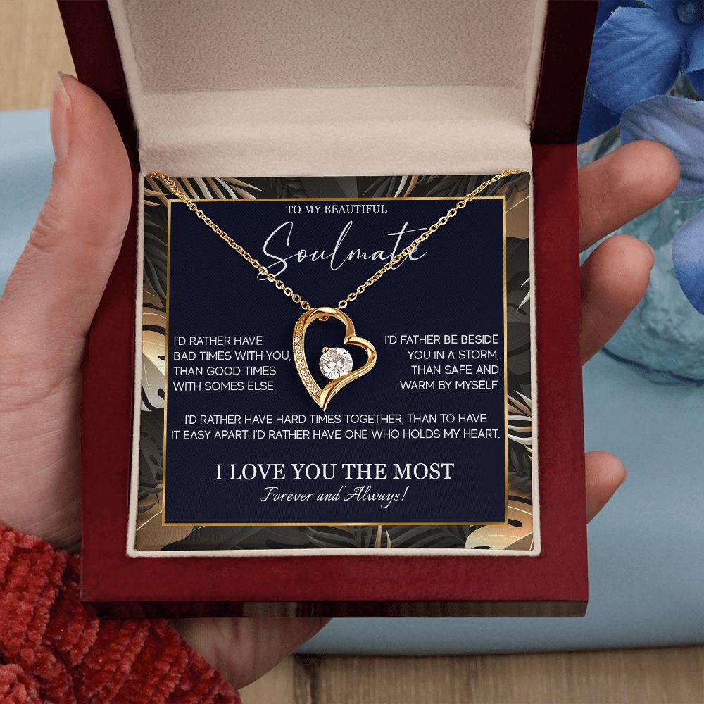 553C Soulmate Necklace, To My Soulmate Necklace, Birthday Gifts for Wife, Girlfriend