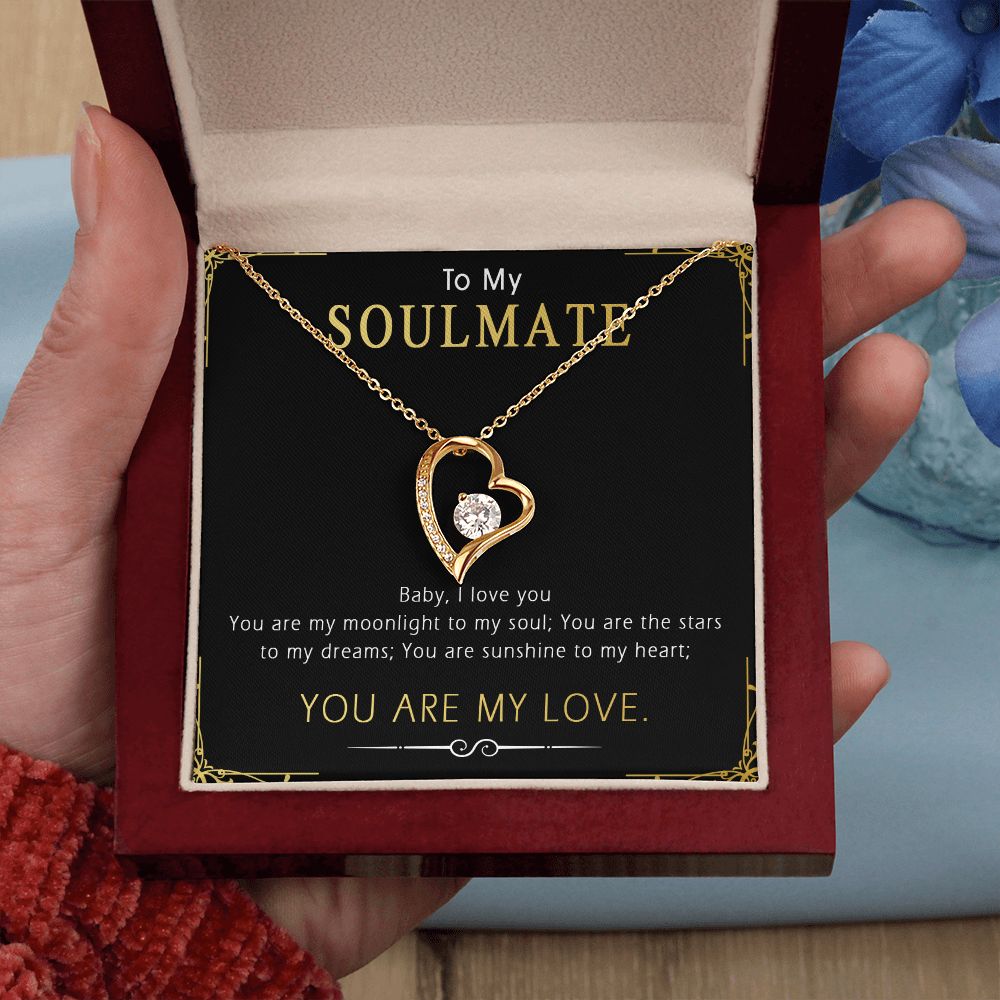 420C To My Soulmate Necklace, Gift For Wife Girlfriend From Husband, Birthday Gifts