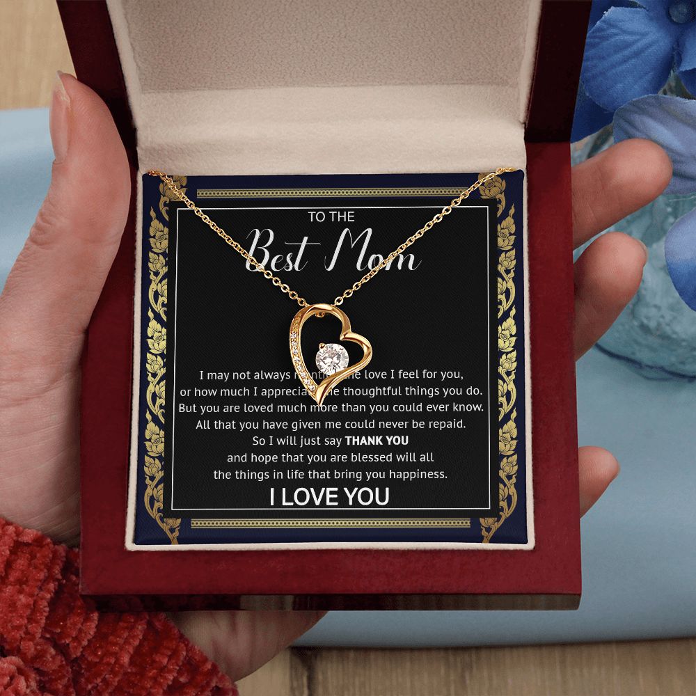 503C To My Best Mom Necklace, Gift For Mom Present For Mom Gifts from Son or Daughter