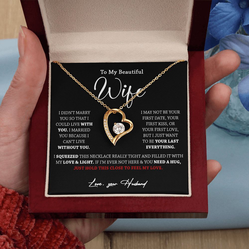 611C To My Wife Necklace, Xmas Gift For Wife Girlfriend From Husband, Valentines Day