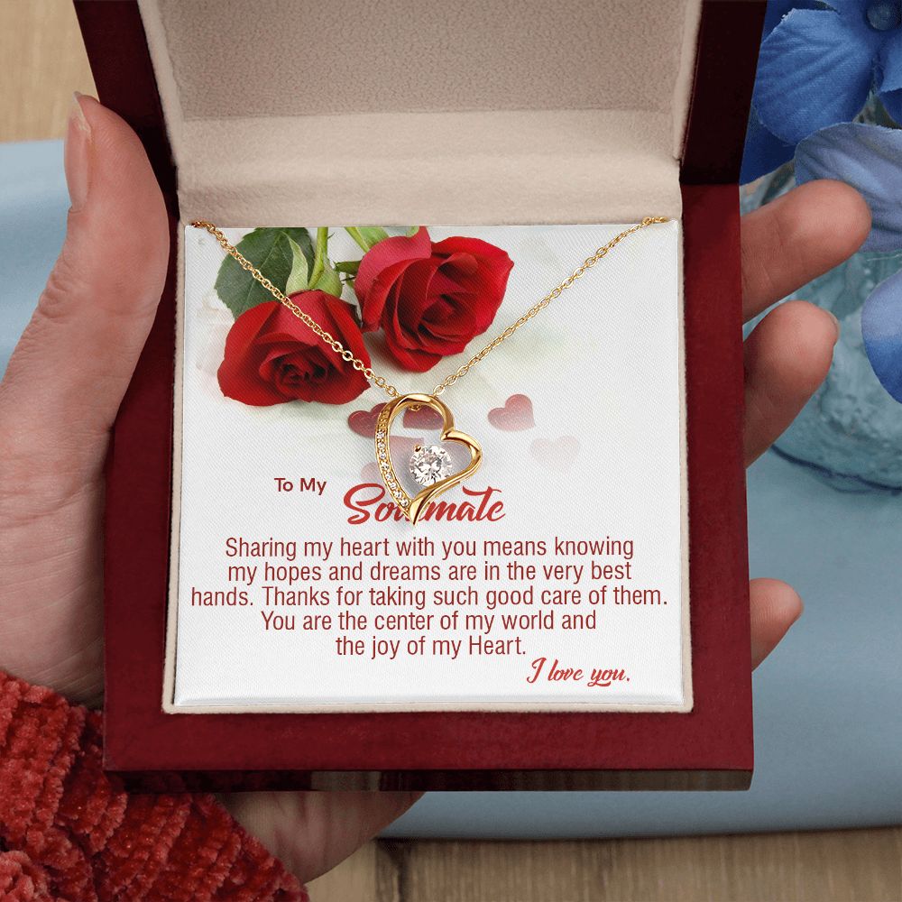 410C To My Soulmate Necklace, Birthday Gifts For Her, Gift For Girlfriend Wife