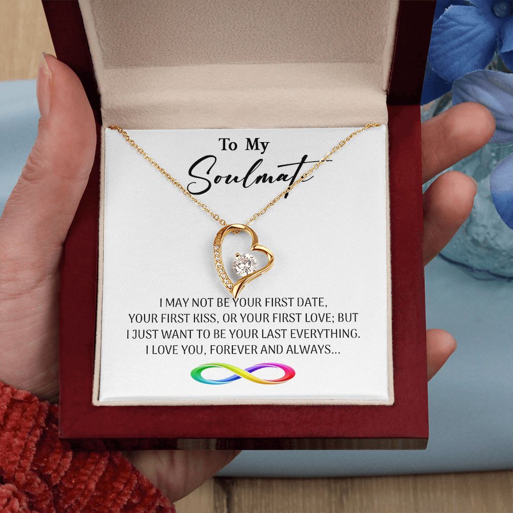 470C To My Soulmate Necklace, Valentine Gifts For Her, Gift For Girlfriend Wife