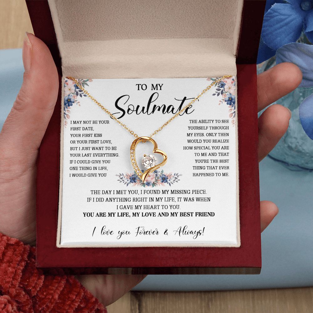 474C To My Soulmate Necklace, Gift For Her, Christmas Gift For Her, Gift For Soulmate