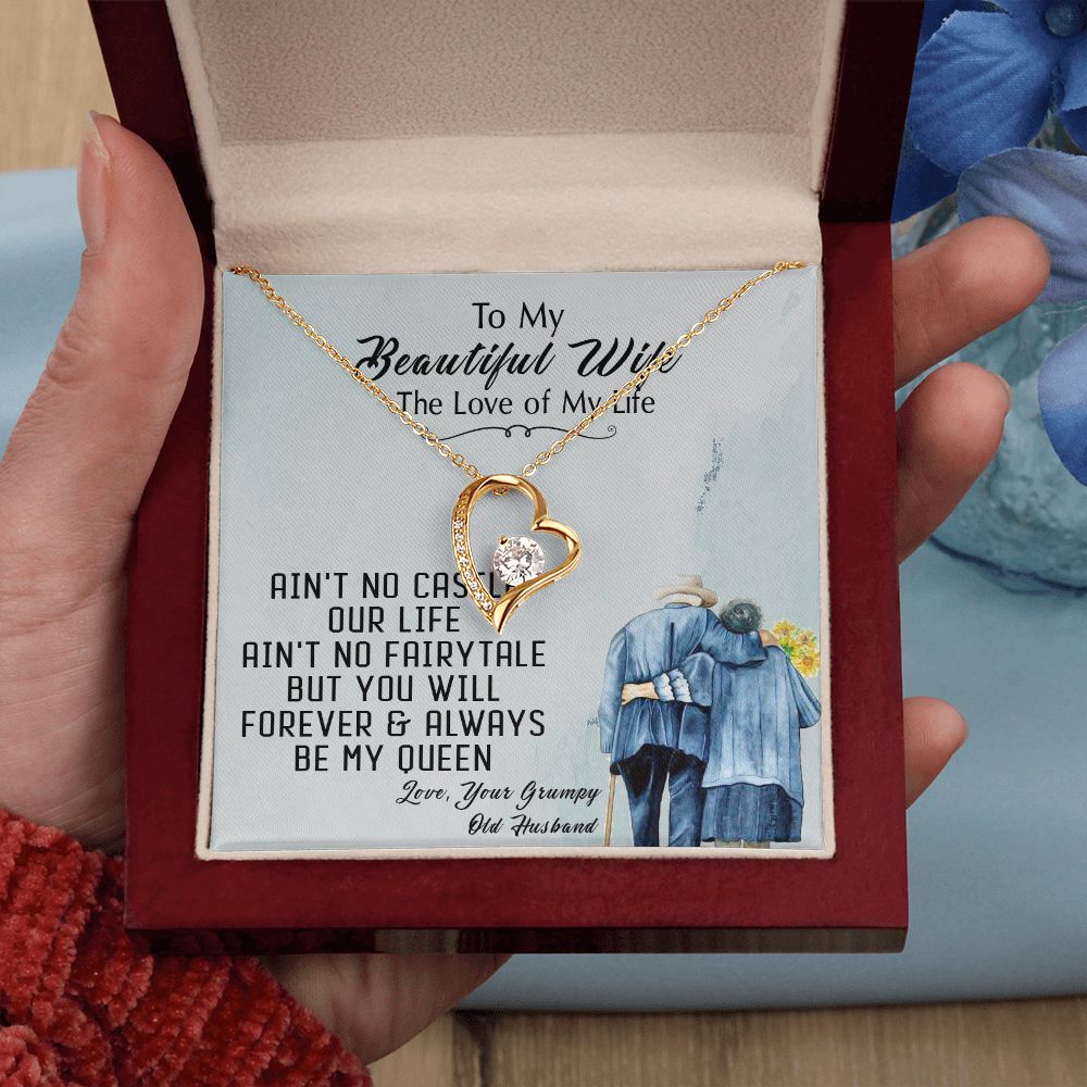 94C To My Beautiful Wife Necklace, Wife Necklace Gift from Husband, Gift Birthday