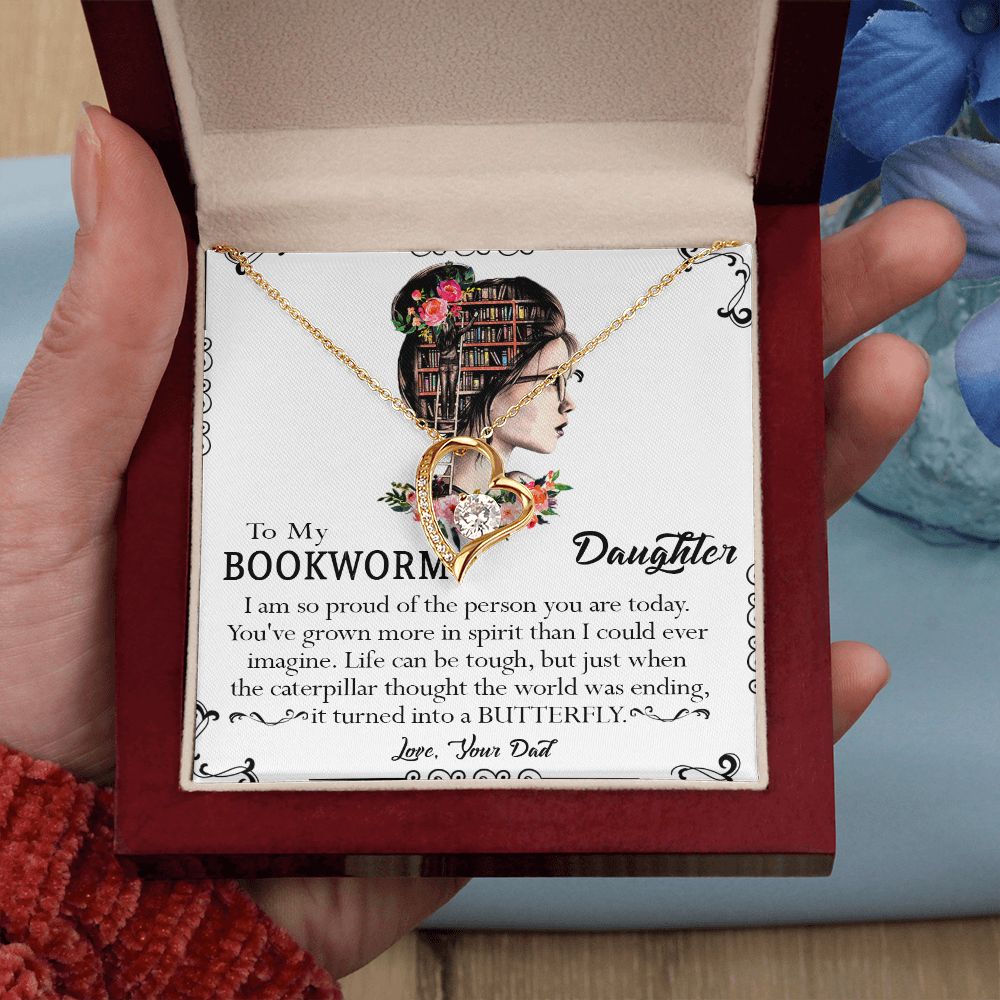 112C To My Daughter Necklace, Daughter Gift From Dad, Mom, Xmas Gift, Birthday Gift