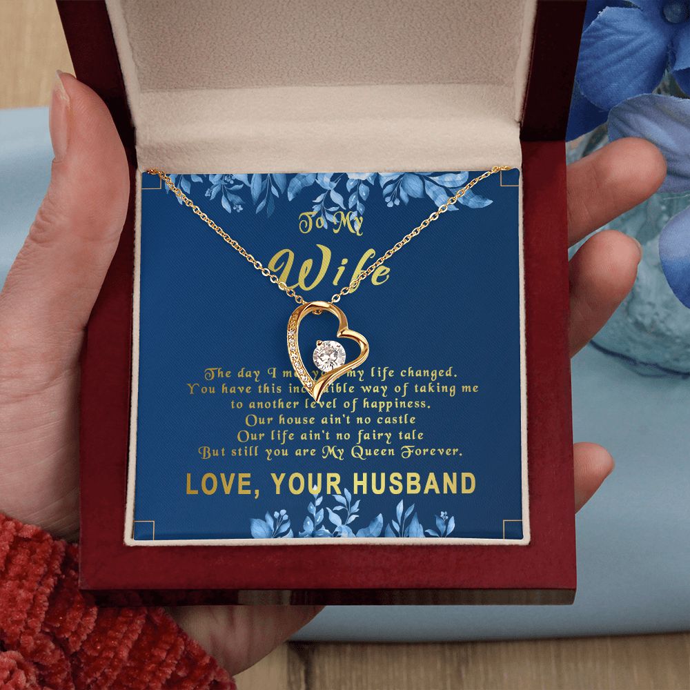 77C To My Wife Necklace, Gift For Wife, Anniversary Gift For Wife, Gift Birthday