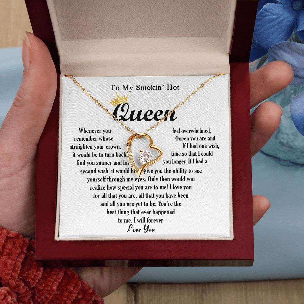 443C To My Smokin Hot Necklace, Gift For Wife Soulmate Valentines Day, Birthday Gift