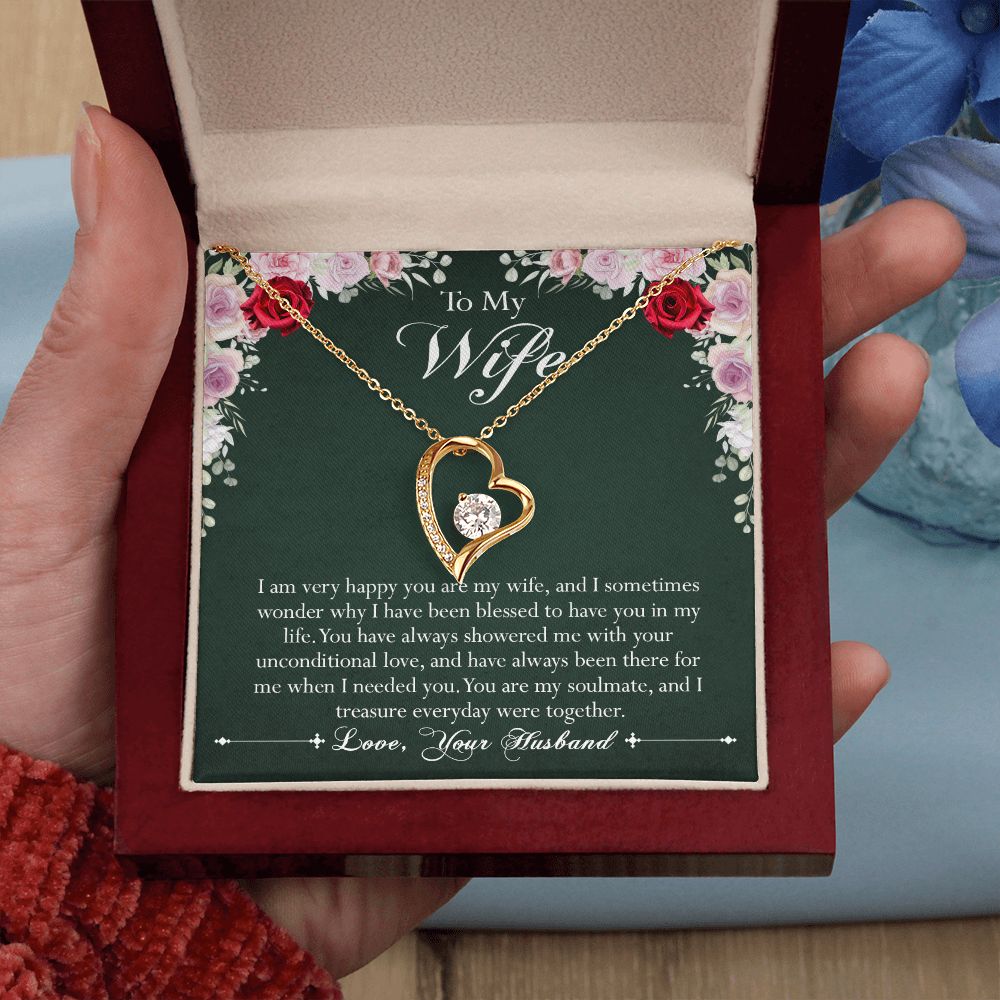 417C To My Wife Necklace Gift For Your Wife - Happy To Have You In My Life