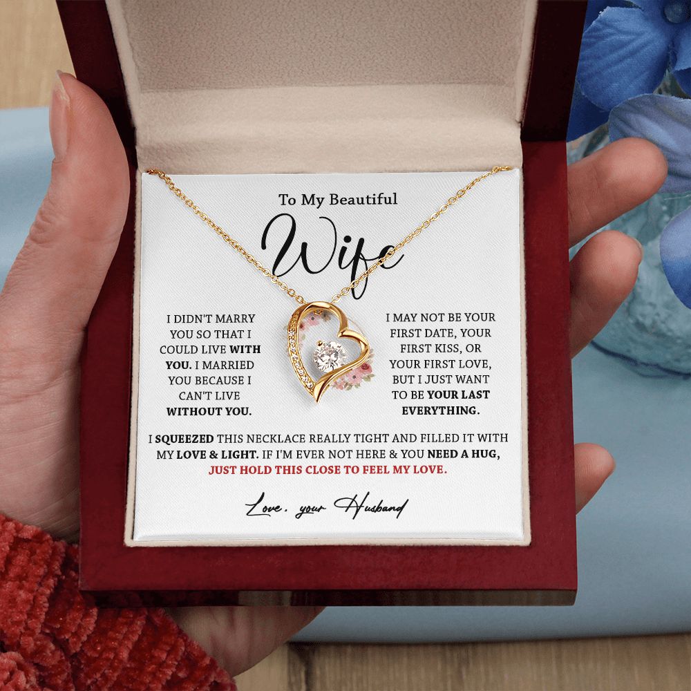 612C To My Wife Necklace, Gift For Wife, Valentines Gift For Wife, Necklace For Wife