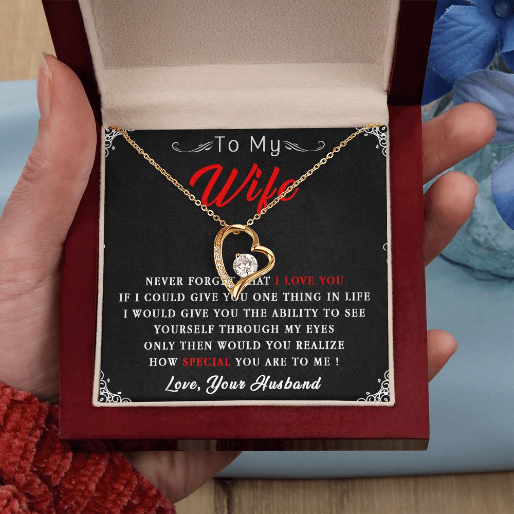 87C To My Wife Necklace, Necklace Gift For Wife, Anniversary Gift, Birthday Gift