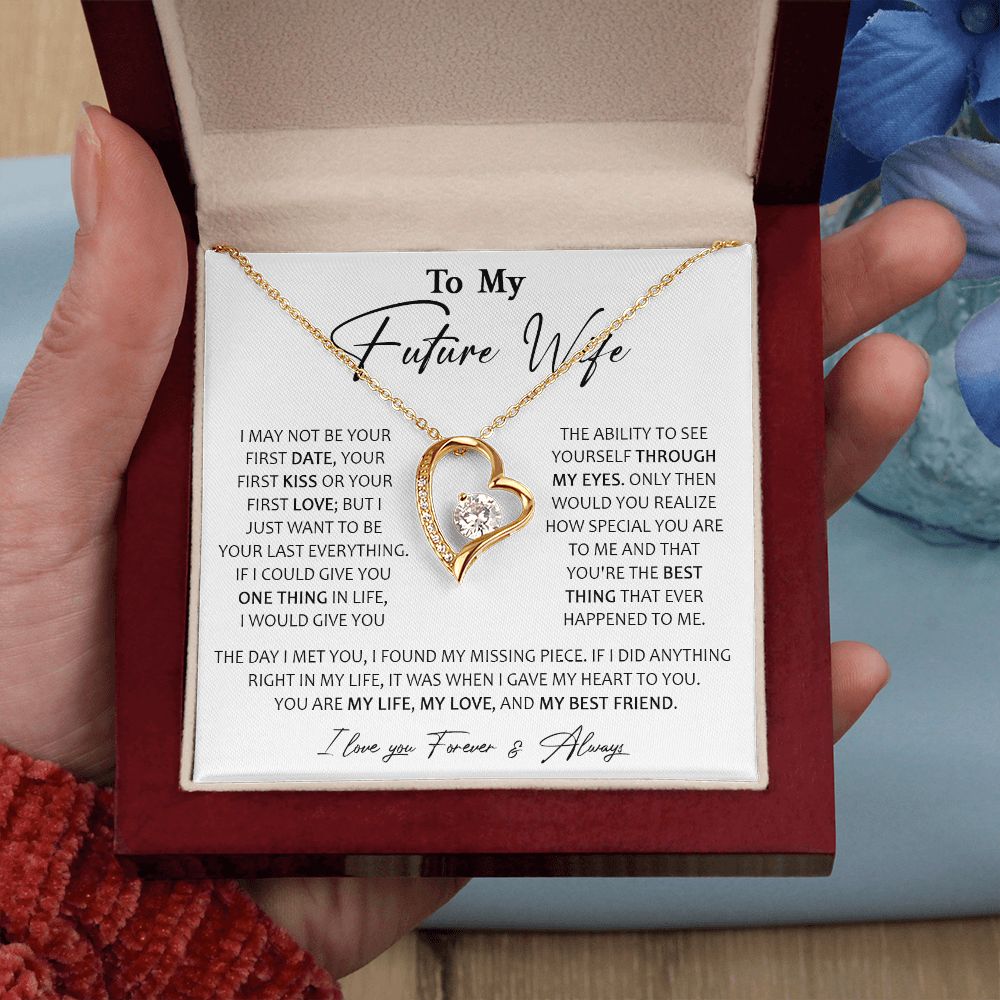 728C To My Future Wife Necklace, Birthday Gifts For Her/Girlfriend, Valentine Gifts