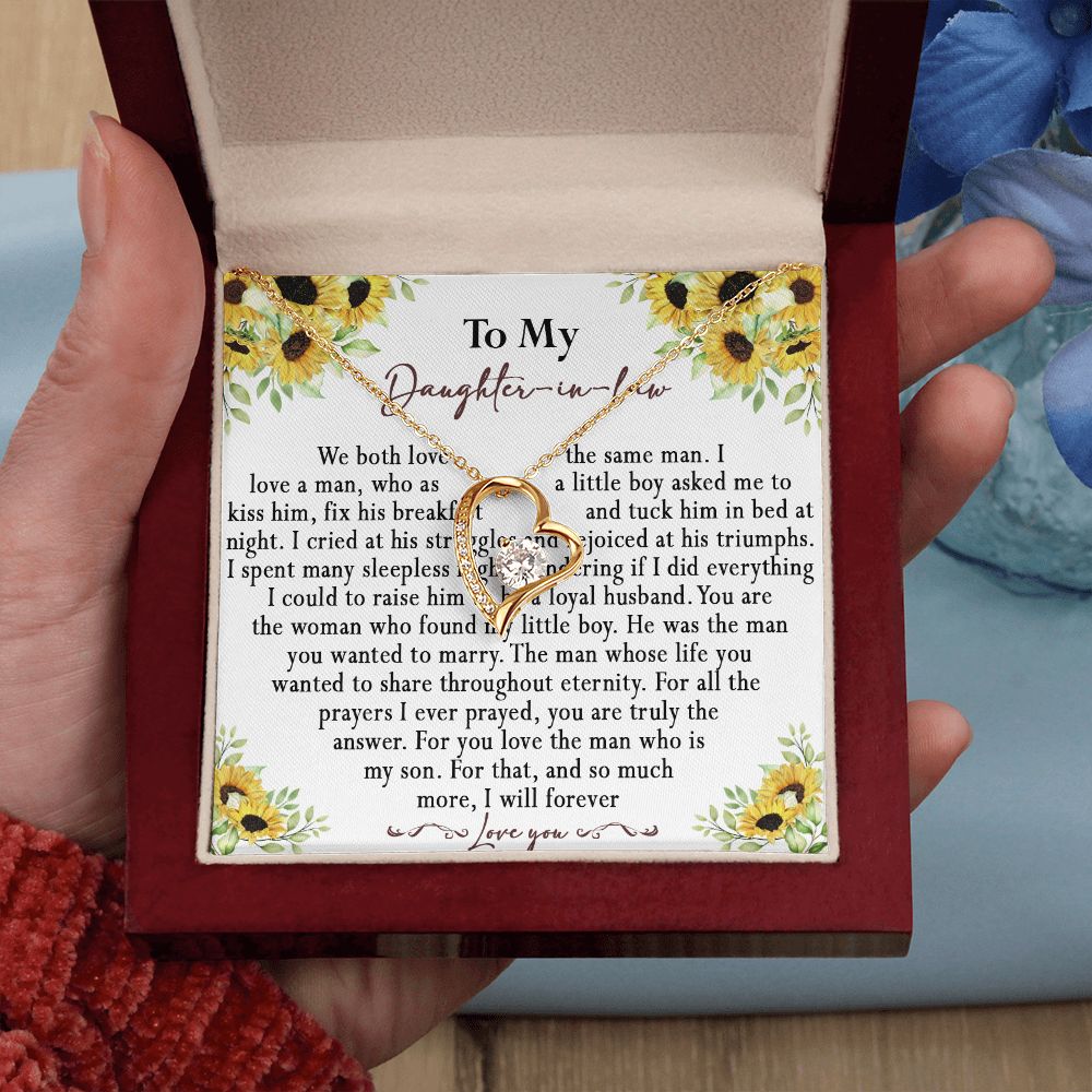 109C Daughter-in-law Necklace, Necklace For Women, To My Daughter-in-Law Necklace