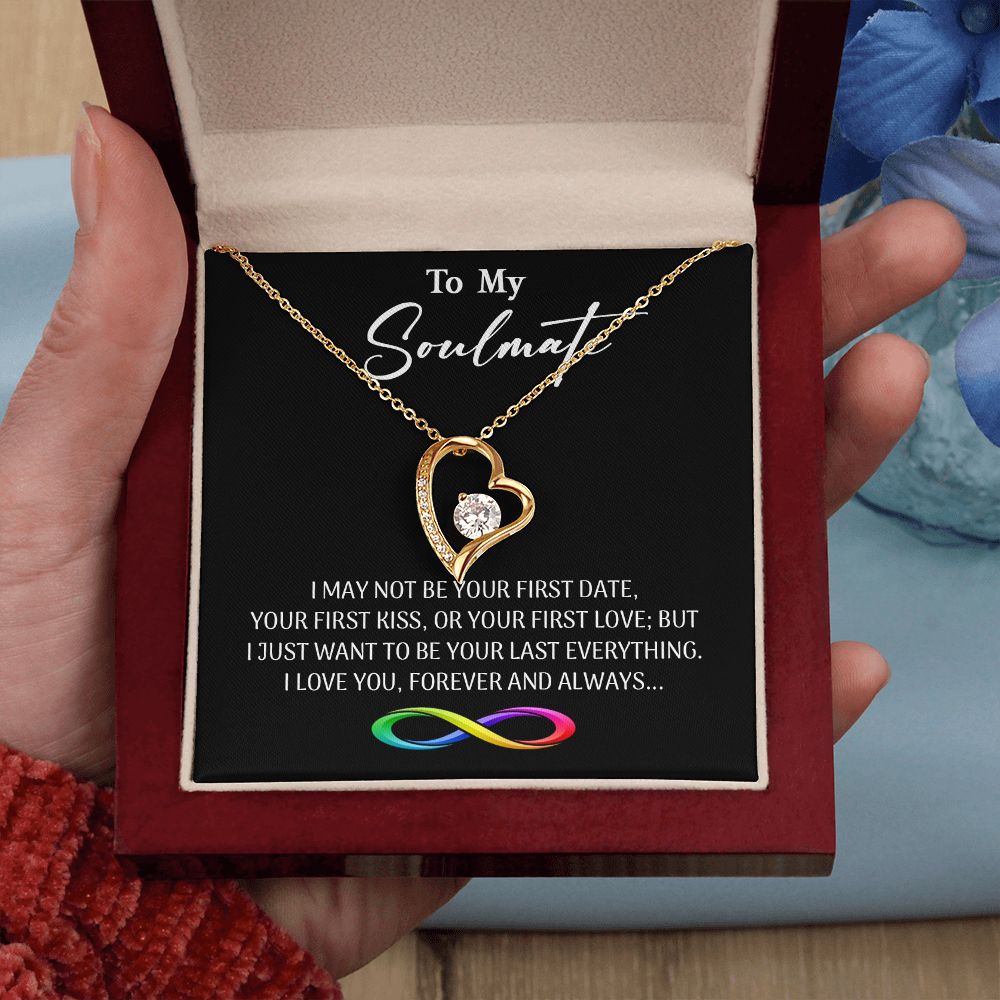 471C To My Soulmate Necklace, Gift for Wife, Girlfriend, Anniversary Gift, Xmas Gift