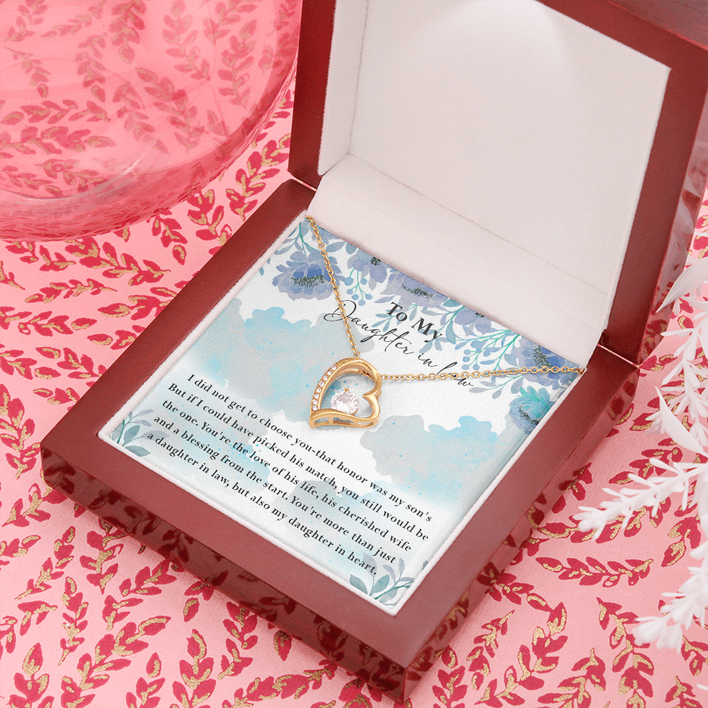134C Necklace My Daughter In Law, Gift for Beautiful Daughter, My Daughter In Heart