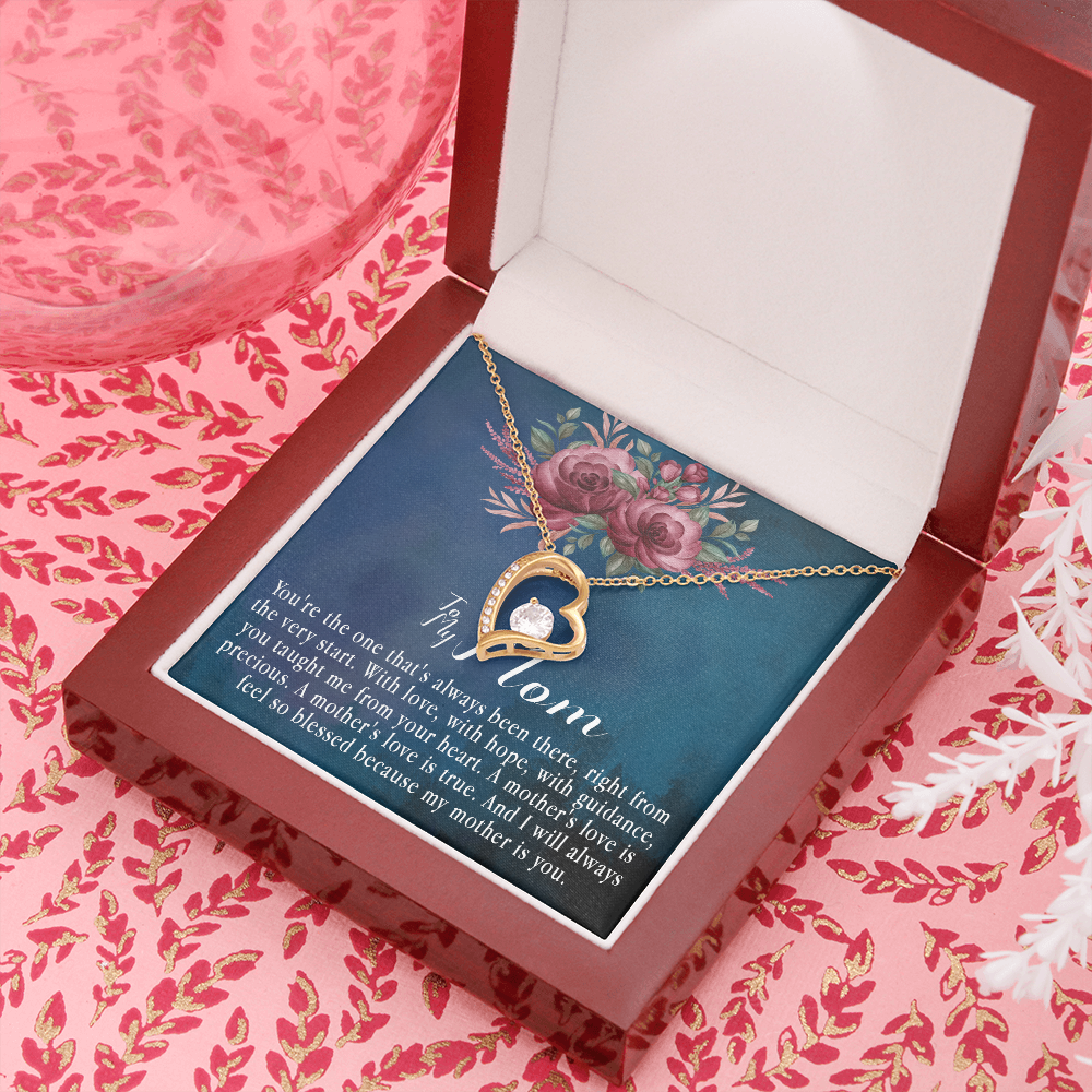 151C To My Mom Necklace, Mama, Gift From Son For Birthday, Necklace I Love My Mom