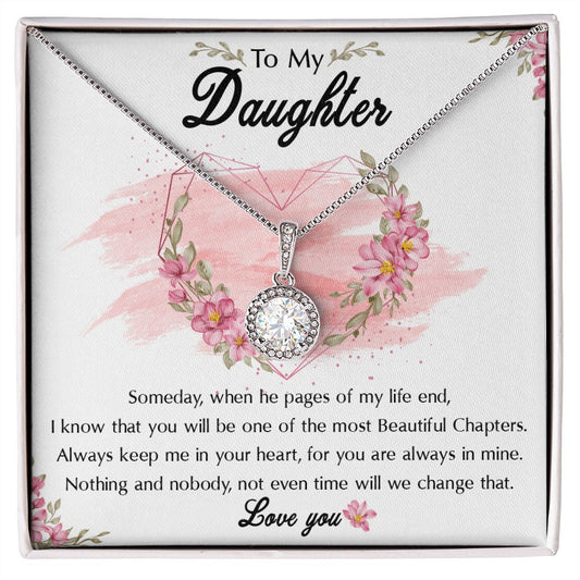 47E To My Badass Daughter Necklace From Mom, Badass Daughter Necklace Birthday