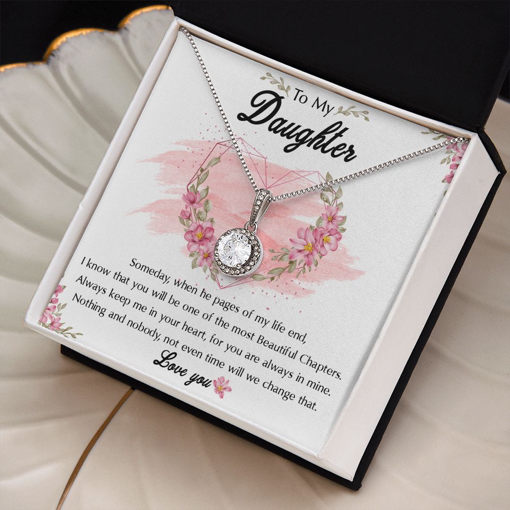 47E To My Badass Daughter Necklace From Mom, Badass Daughter Necklace Birthday