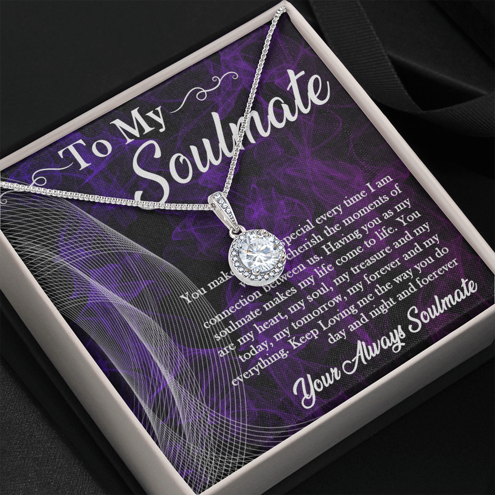71E Necklace Gift To My Soulmate/Girlfriend/Wife, Women Necklace Gift from Husband