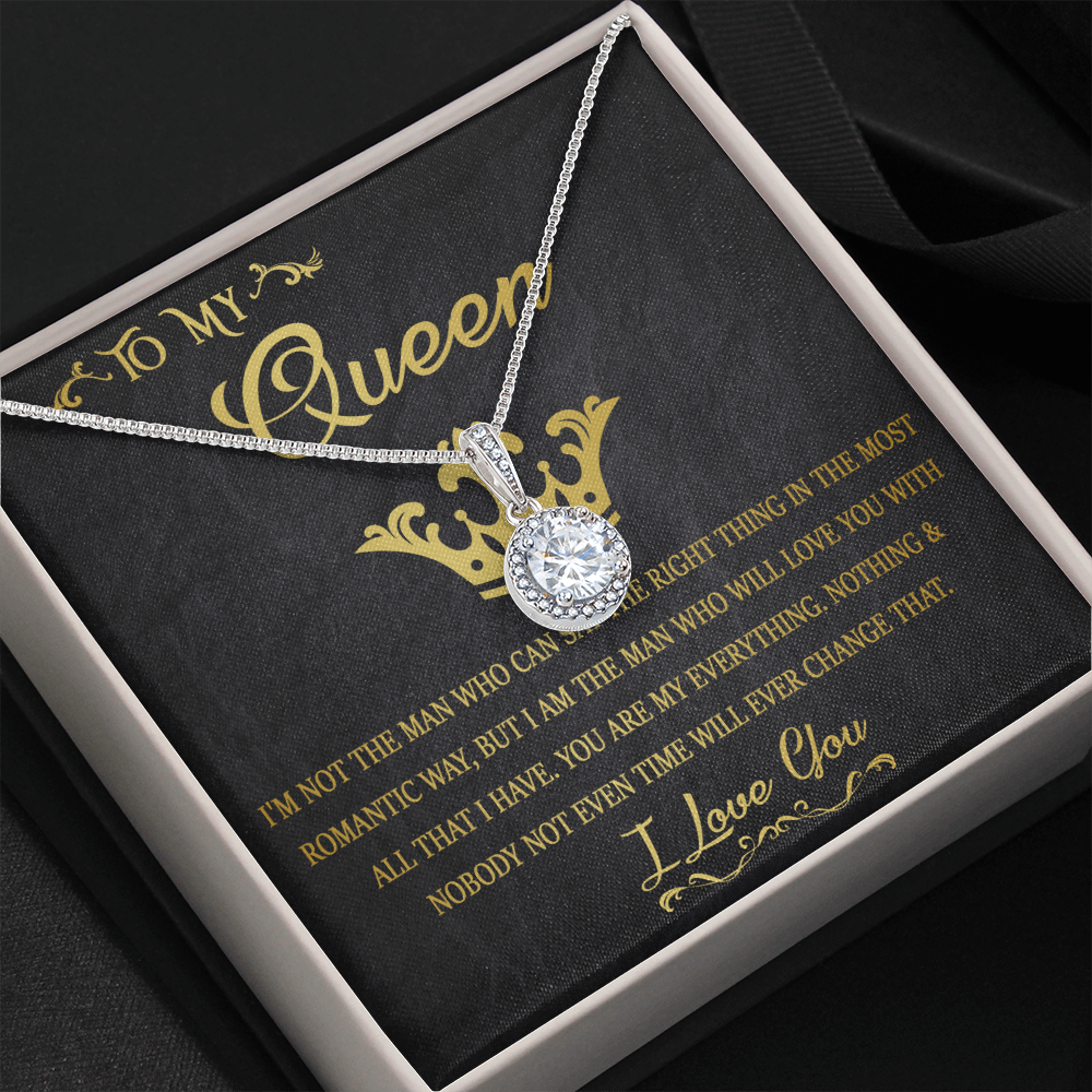 70E Necklace To My Queen, Gift for Daughter/Girlfriend/Wife, Women Necklace for Her