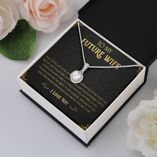 72E Necklace To Future Wife/Girlfriend, Woman Necklace Gift for Her From Husband