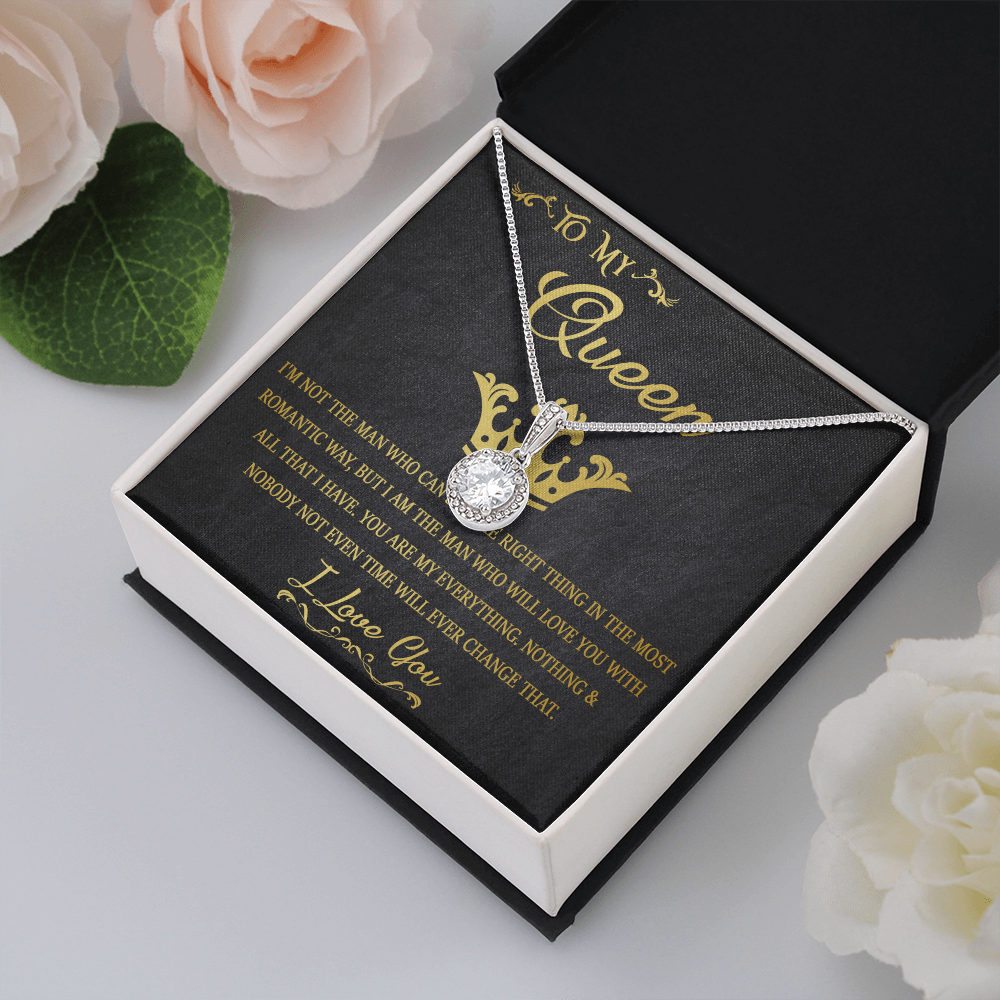 70E Necklace To My Queen, Gift for Daughter/Girlfriend/Wife, Women Necklace for Her