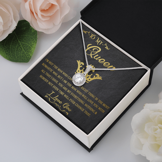 70E Necklace To My Queen, Gift for Daughter/Girlfriend/Wife, Women Necklace for Her