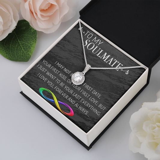 69E Necklace To My Soulmate/Girlfriend/Wife, Women Necklace for Her from Husband
