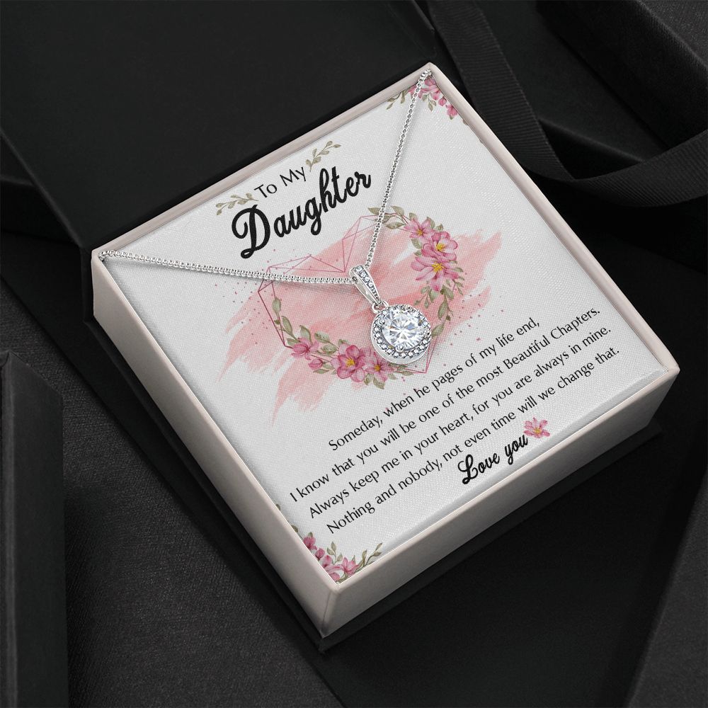47E To My Badass Daughter Necklace From Mom, Badass Daughter Necklace Birthday