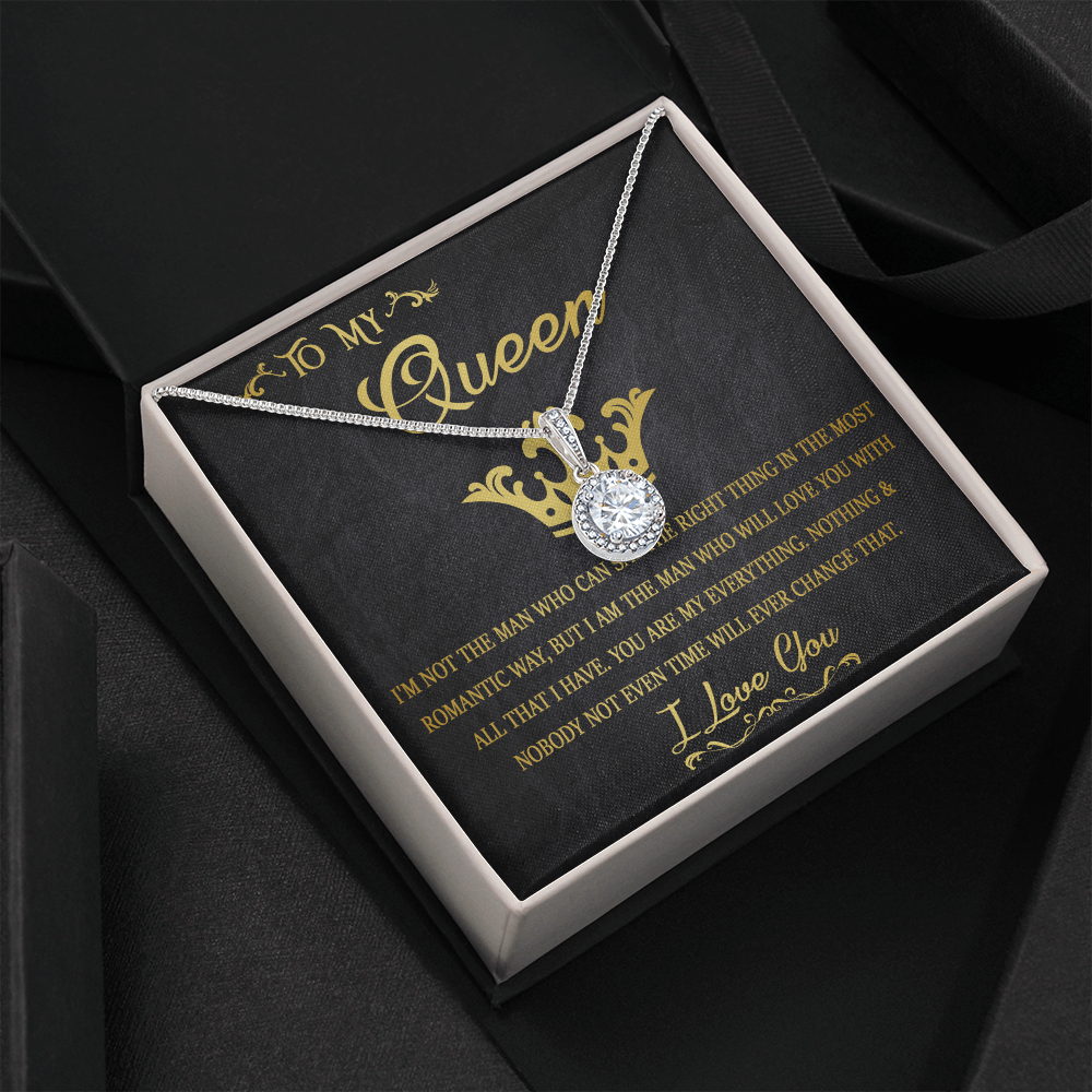 70E Necklace To My Queen, Gift for Daughter/Girlfriend/Wife, Women Necklace for Her