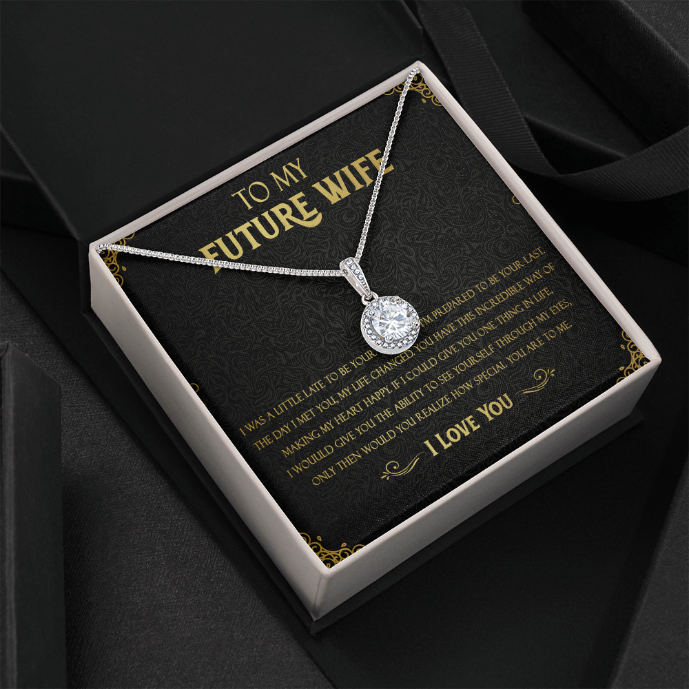 72E Necklace To Future Wife/Girlfriend, Woman Necklace Gift for Her From Husband