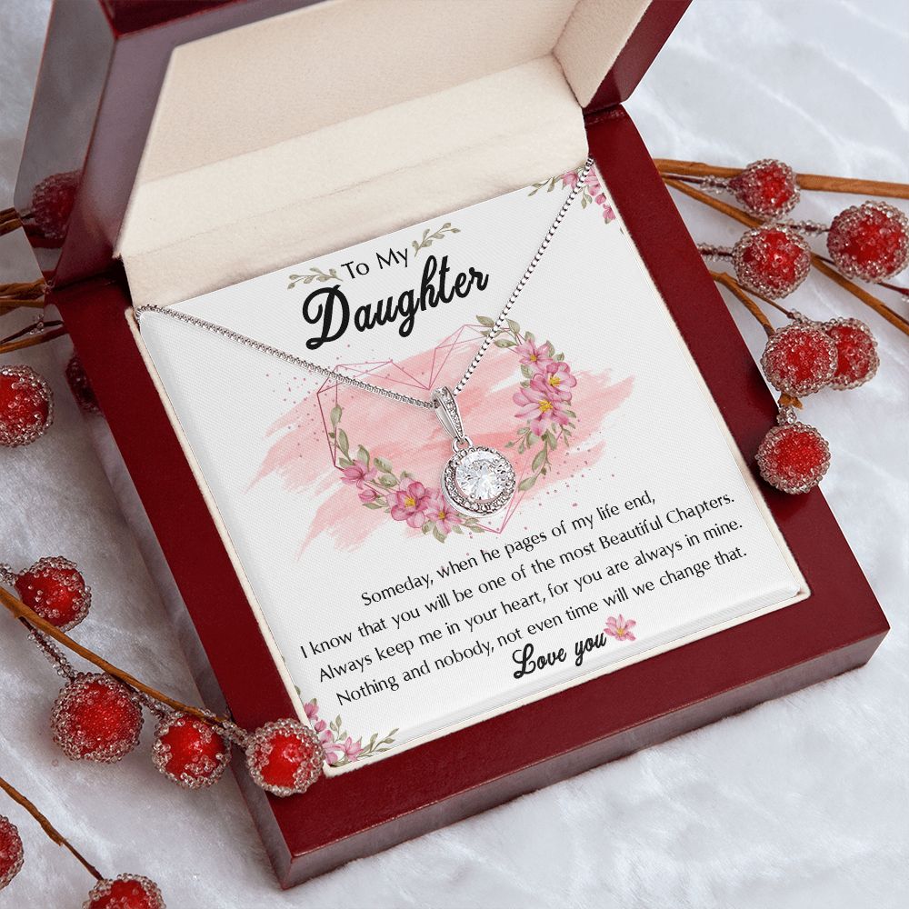 47E To My Badass Daughter Necklace From Mom, Badass Daughter Necklace Birthday