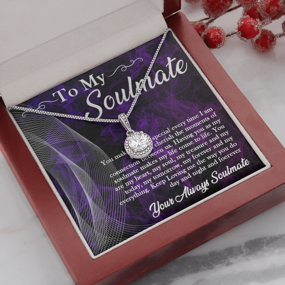 71E Necklace Gift To My Soulmate/Girlfriend/Wife, Women Necklace Gift from Husband