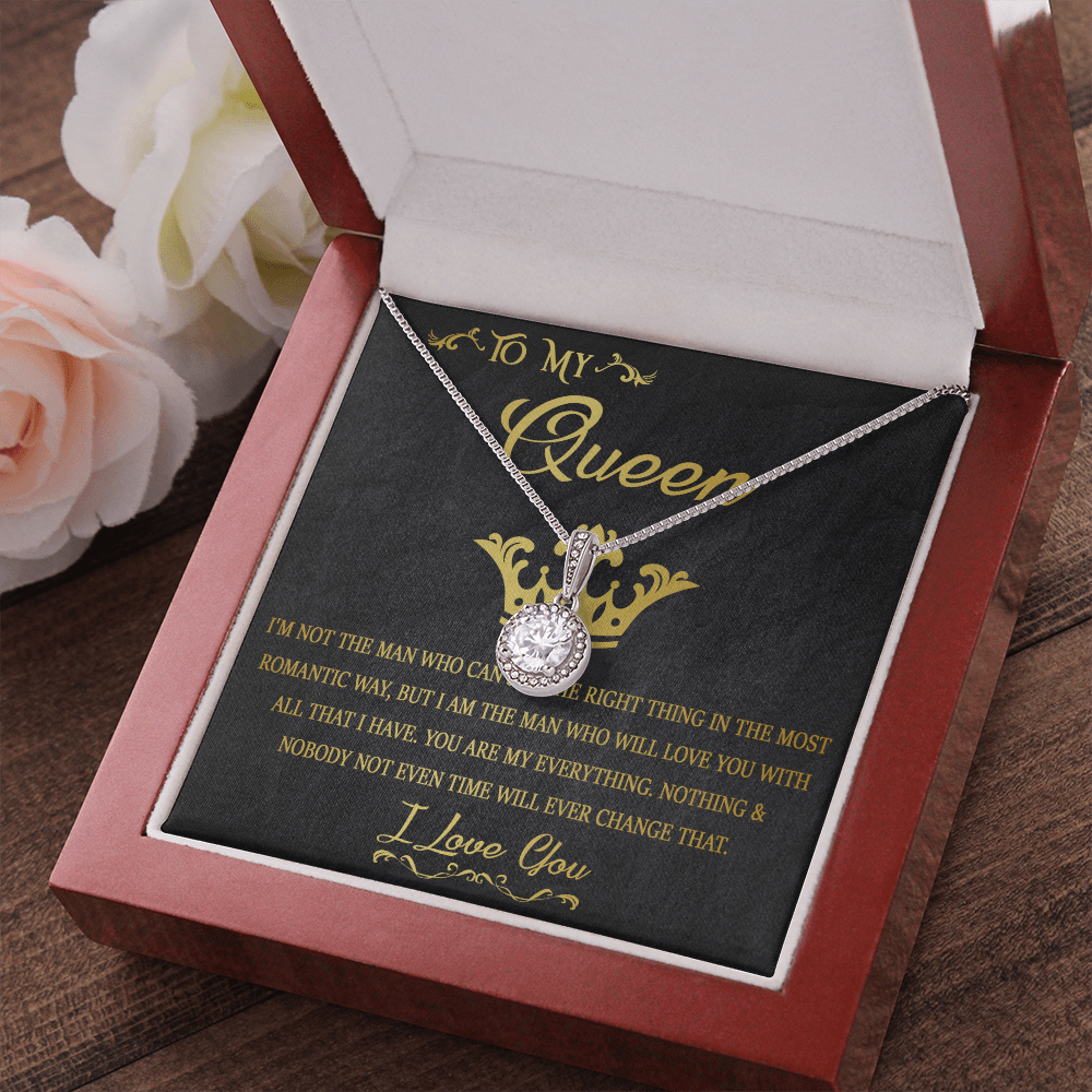 70E Necklace To My Queen, Gift for Daughter/Girlfriend/Wife, Women Necklace for Her