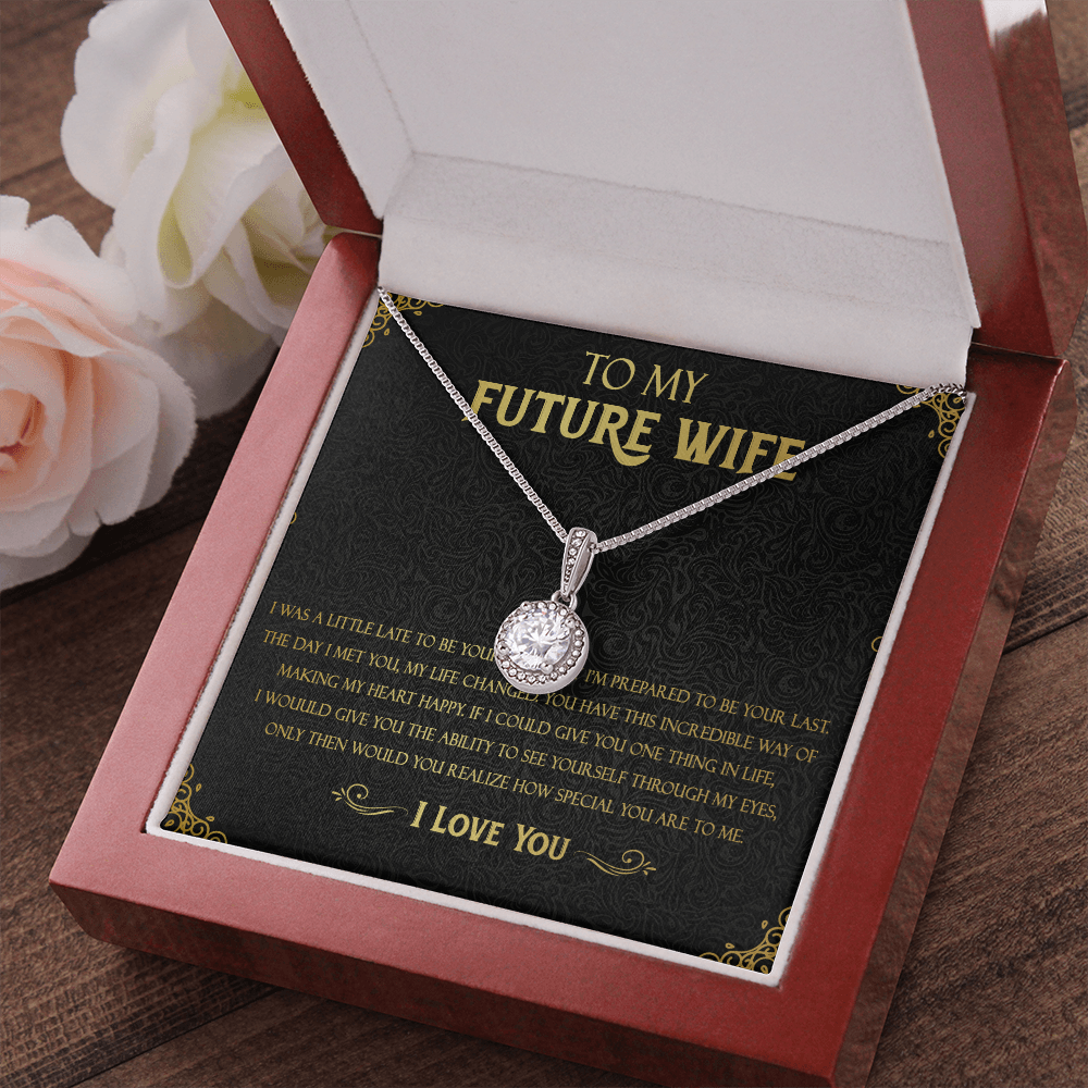 72E Necklace To Future Wife/Girlfriend, Woman Necklace Gift for Her From Husband