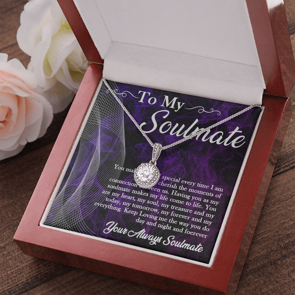 71E Necklace Gift To My Soulmate/Girlfriend/Wife, Women Necklace Gift from Husband