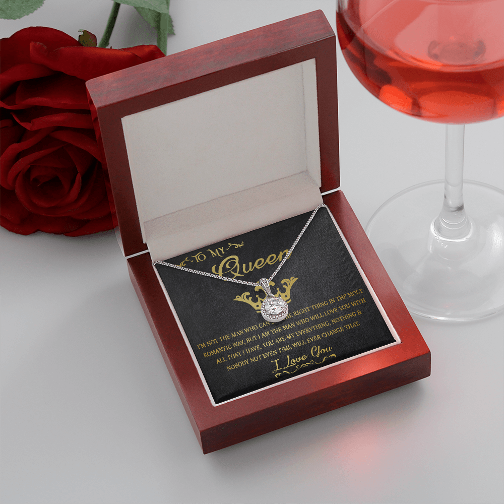 70E Necklace To My Queen, Gift for Daughter/Girlfriend/Wife, Women Necklace for Her