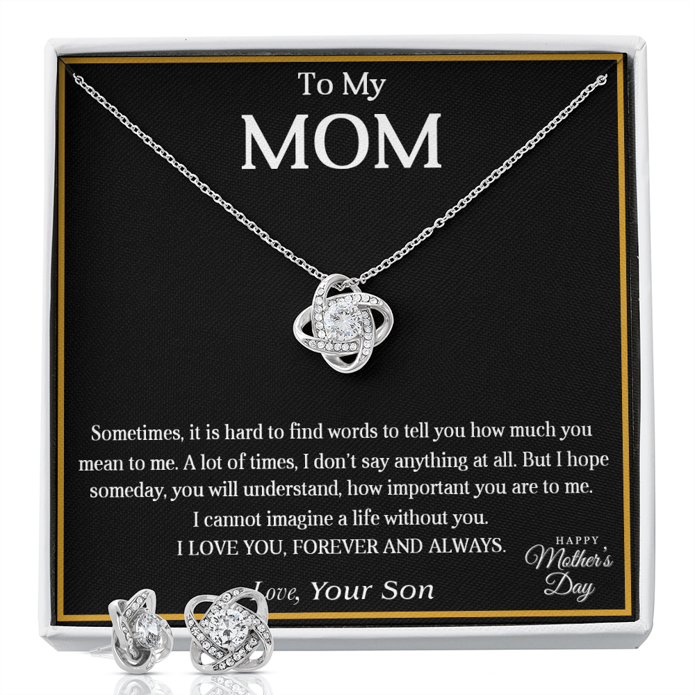 To My Mom Necklace, Mama Mother Day Gift