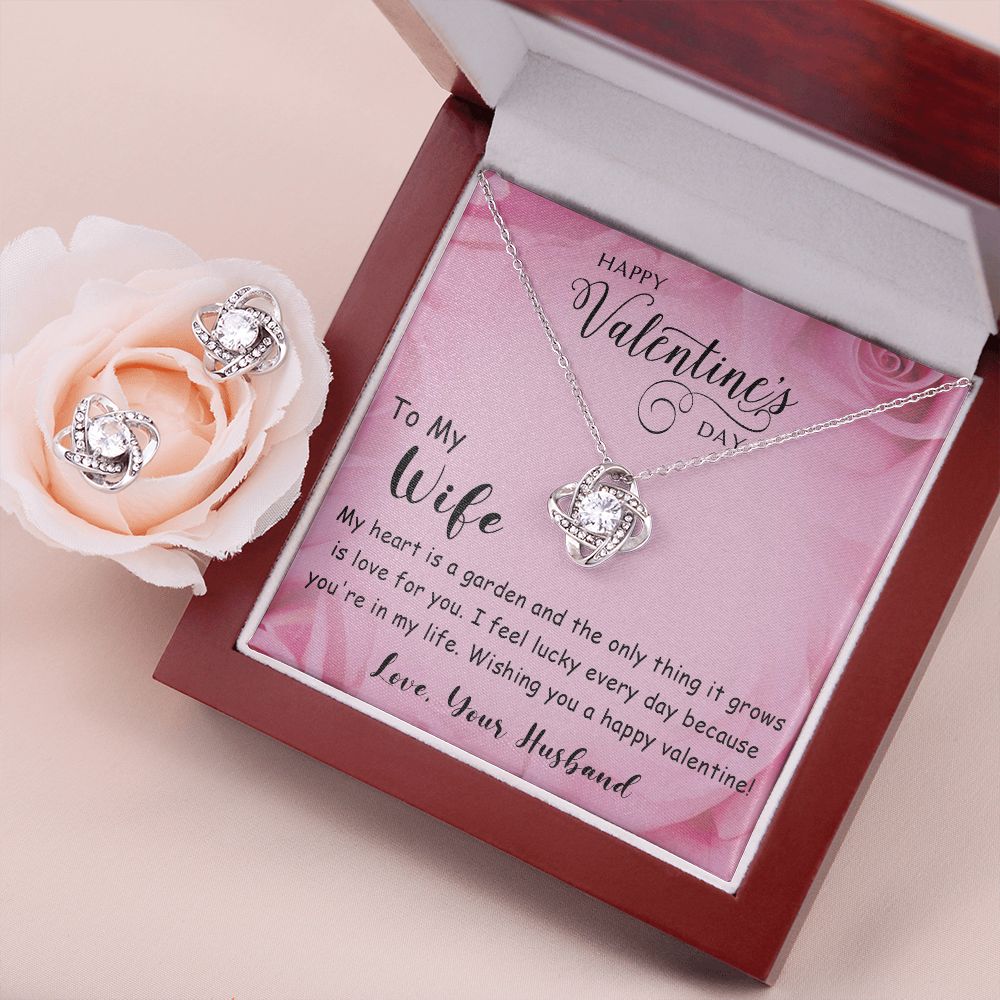 241A Necklace To My Wife, Valentines Day Gift for Her, Soulmate Necklace from Husband